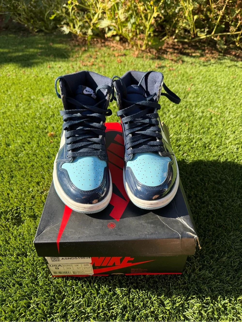 Jordan Air Jordan 1 Retro High OG Obsidian Blue Chill White